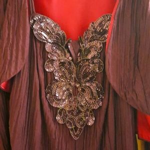 Beautiful maxi mother of bride dress